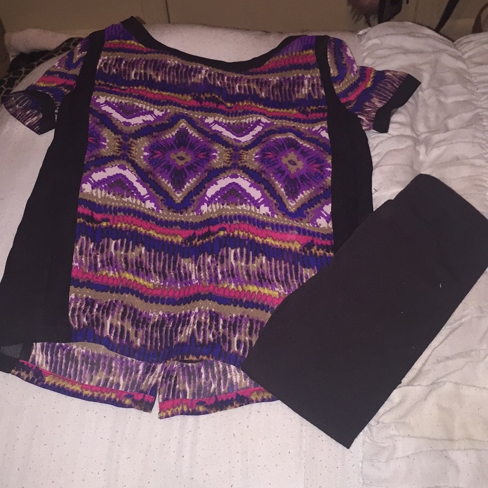 Little Girl Shirt And Tights